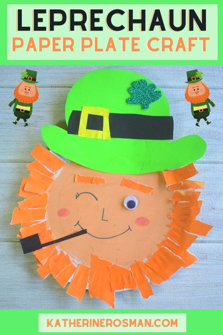 Paper Plate Leprechaun Craft Idea for Kids